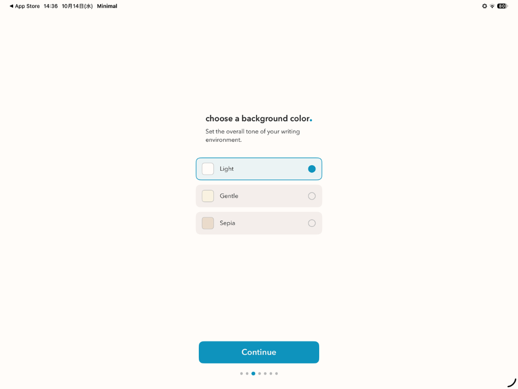 minimal_background_setting
